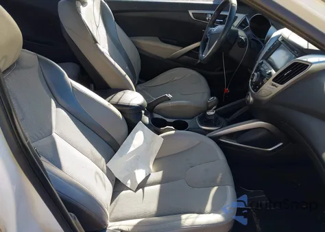 2012 Hyundai Veloster Base W/Gray из США, поврежденный, VIN KMHTC6AD2CU018646